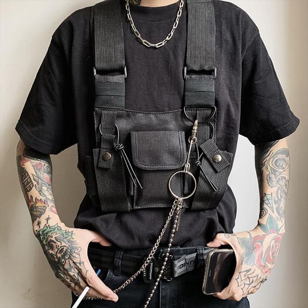 men fashion tactical chest rig bag function functional chest bag streetwear hip hop bags adjustable vest pack kanye west
men fashion tactical chest rig bag function functional chest bag streetwear hip hop bags adjustable vest pack kanye west