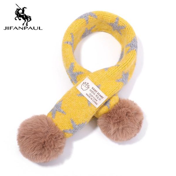 jifanpaul winter children's knitted scarf outdoor warm knitted scarf cartoon hair ball cute male and female baby, Blue;gray
jifanpaul winter children's knitted scarf outdoor warm knitted scarf cartoon hair ball cute male and female baby, Blue;gray