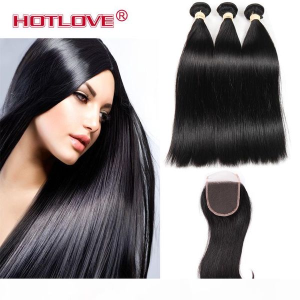 ove hair brazilian human hair straight hair weaving 3 bundles 10-28 inch with part lace closure 4*4 4 pcs lot, Black
ove hair brazilian human hair straight hair weaving 3 bundles 10-28 inch with part lace closure 4*4 4 pcs lot, Black