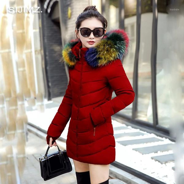 2017 new long parkas female women winter coat thick cotton winter jacket womens outerwear parkas for women outwear1, Black
2017 new long parkas female women winter coat thick cotton winter jacket womens outerwear parkas for women outwear1, Black