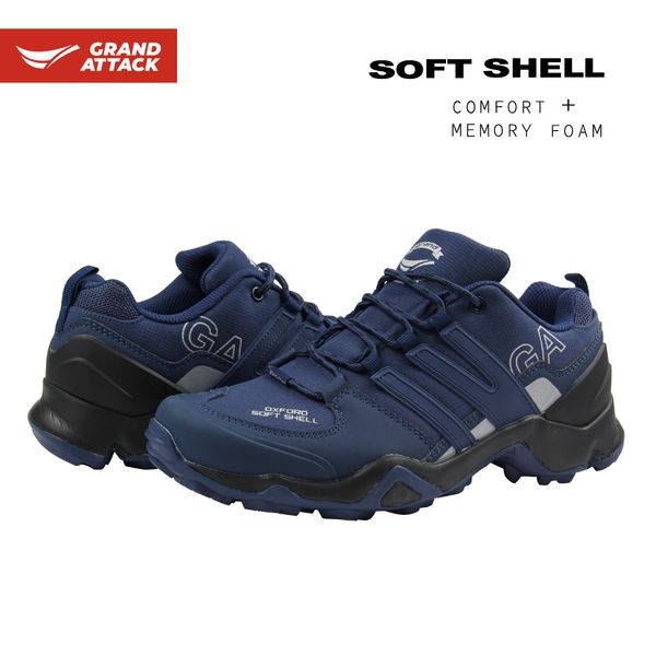 grand attack mens soft shell lace up outdoors walking hiking trekking backpacking waterproof lightweight shoes trainers c1019, Black;white
grand attack mens soft shell lace up outdoors walking hiking trekking backpacking waterproof lightweight shoes trainers c1019, Black;white