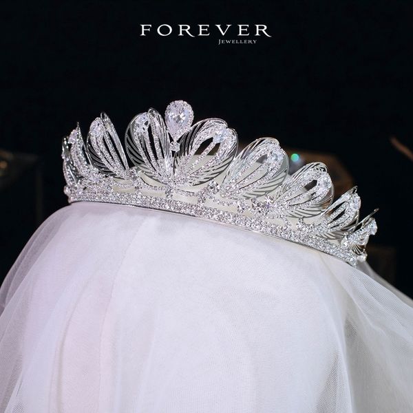 shining, versatile simple, korean exquisite head ornament, bridal banquet, crown and hair ornament fairy, Silver
shining, versatile simple, korean exquisite head ornament, bridal banquet, crown and hair ornament fairy, Silver