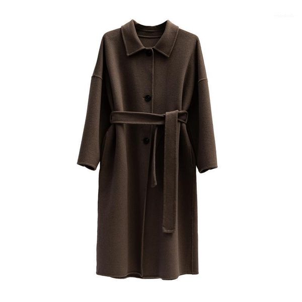 2020 autumn winter wool coat single breasted maxi coat1, Black
2020 autumn winter wool coat single breasted maxi coat1, Black
