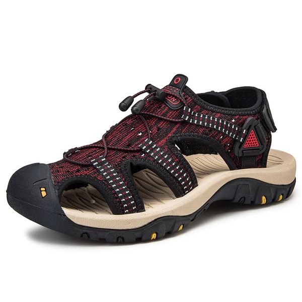 new fashion breathable men sandals leather summer beach shoes men's sandal shoes soft bottom breathable slip on driving shoes t200420, Black
new fashion breathable men sandals leather summer beach shoes men's sandal shoes soft bottom breathable slip on driving shoes t200420, Black