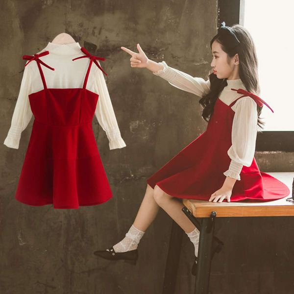 2020 new spring suspender skirt middle school princs autumn girls' two piece drs, Red;yellow
2020 new spring suspender skirt middle school princs autumn girls' two piece drs, Red;yellow