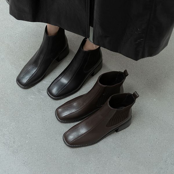 2020 from the leather plutonium of women sliding on her ankle winter low heels party office shoes woman short big boots plvr, Black
2020 from the leather plutonium of women sliding on her ankle winter low heels party office shoes woman short big boots plvr, Black