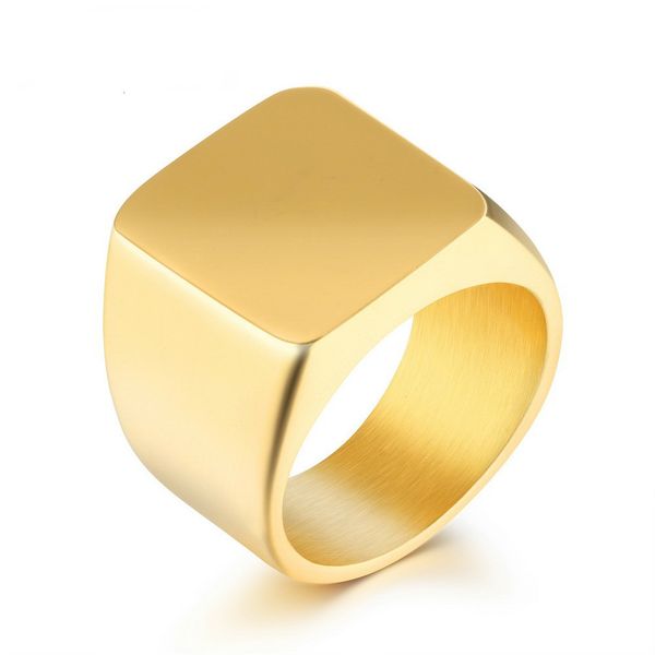 designer men's signet ring gold color black/white high polished engravable punk style stainless steel 19 mm width band for men gj525, Silver
designer men's signet ring gold color black/white high polished engravable punk style stainless steel 19 mm width band for men gj525, Silver