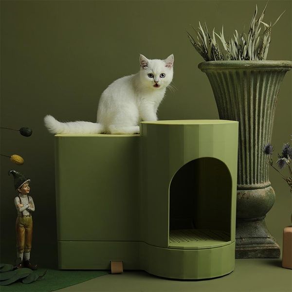 modular wood grain cat litter basin pet supplies whole enclosed type fully automatic induction lamp cat toilet
modular wood grain cat litter basin pet supplies whole enclosed type fully automatic induction lamp cat toilet
