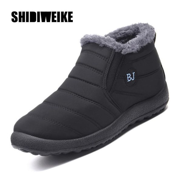 women boots 2020 winter shoes woman snow boots with plush inside waterproof winter ankle female booties v503, Black 
women boots 2020 winter shoes woman snow boots with plush inside waterproof winter ankle female booties v503, Black