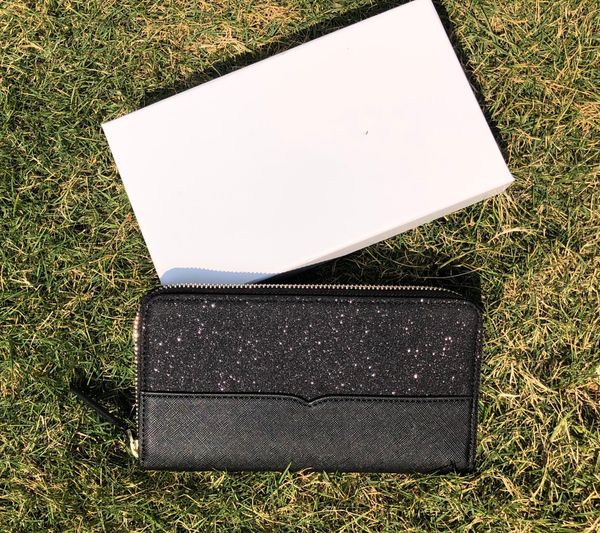 original box brand designer glitter wallets shining zipper cluth bag card holder coin purse wristlets 3 colors shining for women, Red;black
original box brand designer glitter wallets shining zipper cluth bag card holder coin purse wristlets 3 colors shining for women, Red;black