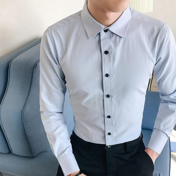 men casual&dress shirts 2021 -3xl autumn winter slim twill male working camisa social masculina hombre blusas mens solid mq7211, White;black
men casual&dress shirts 2021 -3xl autumn winter slim twill male working camisa social masculina hombre blusas mens solid mq7211, White;black