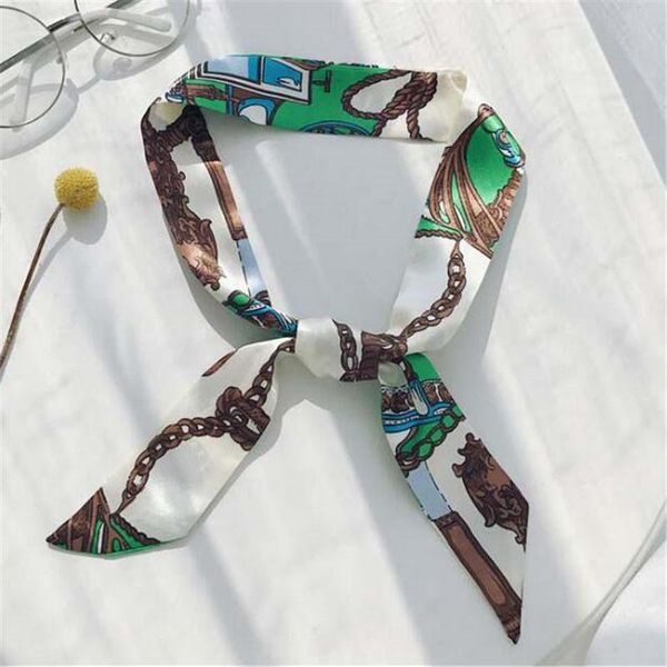 2021 new hijab scarf women bandana silk scarf foulard femme hair versatile small silk pattern long, Blue;gray
2021 new hijab scarf women bandana silk scarf foulard femme hair versatile small silk pattern long, Blue;gray