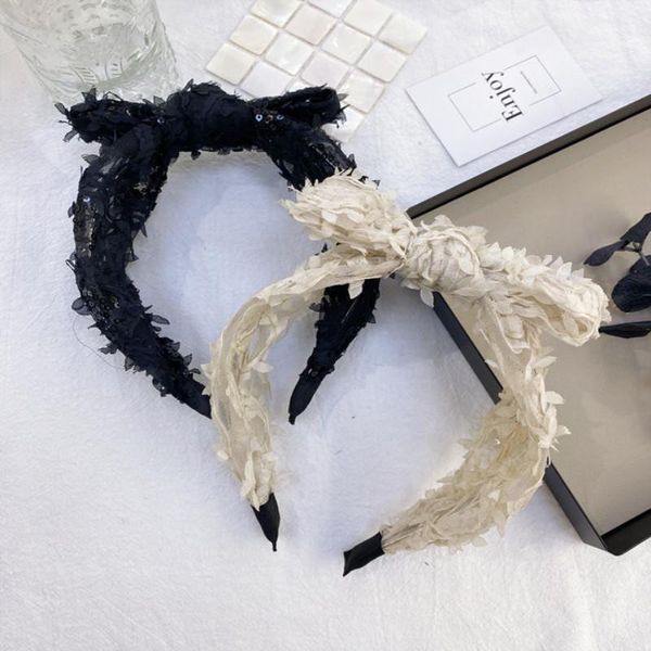 bowknot lace sequins hairband retro solid color glitter bow hair band hoop 5 colors hair accessories headband for women girls
bowknot lace sequins hairband retro solid color glitter bow hair band hoop 5 colors hair accessories headband for women girls