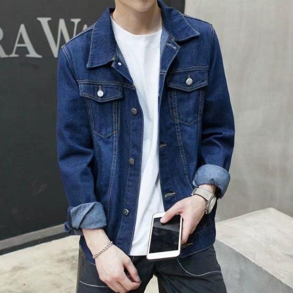 men's jackets age season men coat on denim jacket tide restoring ancient ways of cultivate one's morality leisure clothes mens, Black;brown
men's jackets age season men coat on denim jacket tide restoring ancient ways of cultivate one's morality leisure clothes mens, Black;brown