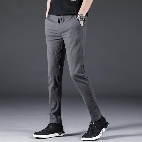 mrmt 2019 brand spring and summer men's trousers leisure shown stretch foot pants for male youth loose long trouser, Black
mrmt 2019 brand spring and summer men's trousers leisure shown stretch foot pants for male youth loose long trouser, Black