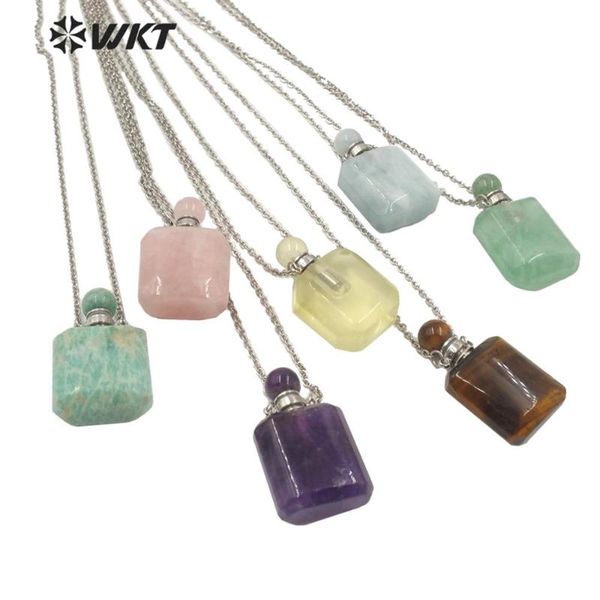 wt-n1192 new design natural stone perfume bottle square shape stone bottle with silver plated chain natural jewel
wt-n1192 new design natural stone perfume bottle square shape stone bottle with silver plated chain natural jewel