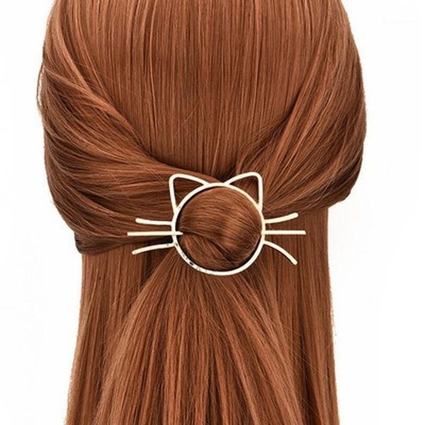2020 new trendy simple hollow out hair accessories for women temperament cat shape hair clip female jewelry accessories1, Golden;white
2020 new trendy simple hollow out hair accessories for women temperament cat shape hair clip female jewelry accessories1, Golden;white