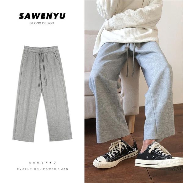 e-baihui fall/winter wide leg pants men's high waist straight fall feel youth loose all-match sports casual pants black grey
e-baihui fall/winter wide leg pants men's high waist straight fall feel youth loose all-match sports casual pants black grey
