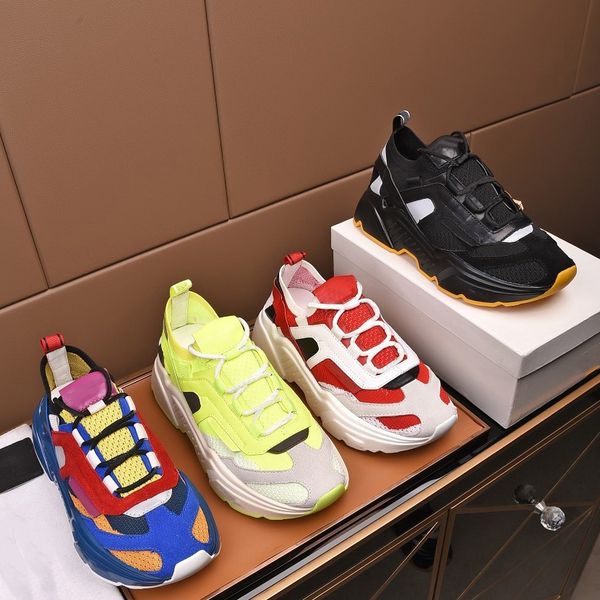 men designer daymaster sneakers real leather stretch knit fabric fashion women trainers oversize sneaker party weding shoe eu45, Black
men designer daymaster sneakers real leather stretch knit fabric fashion women trainers oversize sneaker party weding shoe eu45, Black