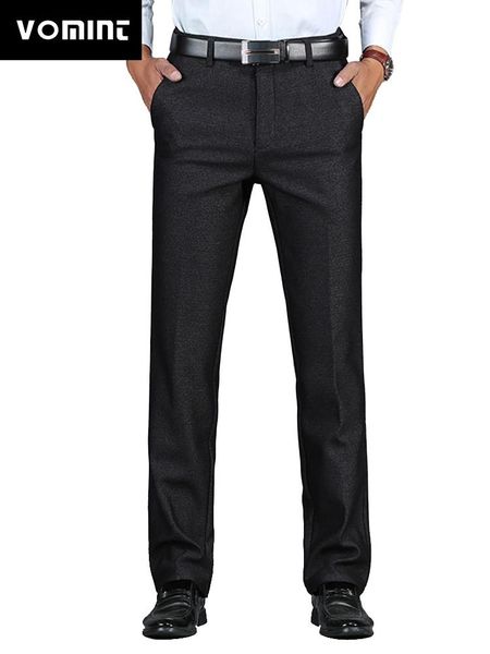 vomint 2021 new arrivals men's suit pants smart casual fleece warm thicken pants regular wrinkle resistance elasticity trousers, White;black
vomint 2021 new arrivals men's suit pants smart casual fleece warm thicken pants regular wrinkle resistance elasticity trousers, White;black