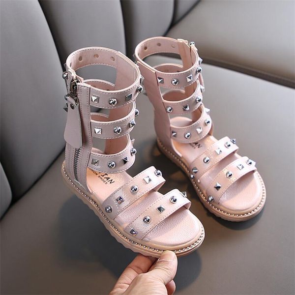 girls long boot rivets soft bottom fashion gladiator sandals 2020 summer children outdoor non-slip flat zip shoes 26-36, Black;red
girls long boot rivets soft bottom fashion gladiator sandals 2020 summer children outdoor non-slip flat zip shoes 26-36, Black;red