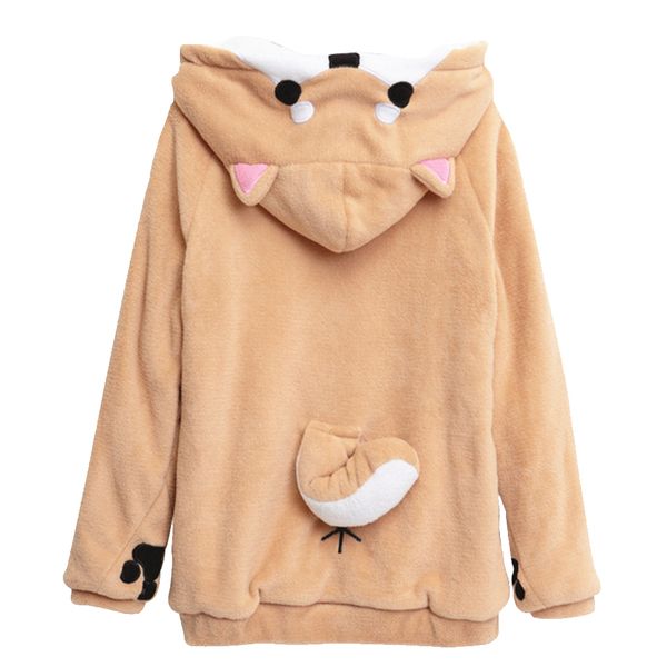 akita dog ear and tail sweatshirt plush women raglan hoodie poleron mujer 2020 kangaroo pocket hoodie paws front button hoodie, Black
akita dog ear and tail sweatshirt plush women raglan hoodie poleron mujer 2020 kangaroo pocket hoodie paws front button hoodie, Black
