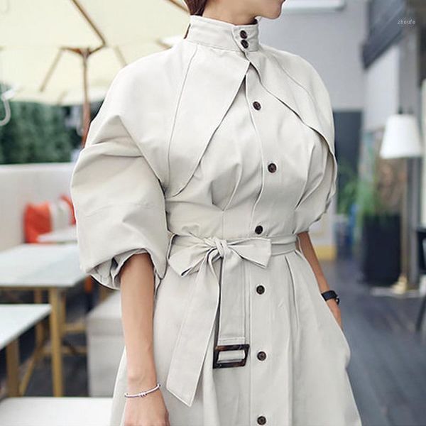 2019 new fashion warm temperament a-line loose new trench women fashion long outdoor comfortable coat, Tan;black
2019 new fashion warm temperament a-line loose new trench women fashion long outdoor comfortable coat, Tan;black
