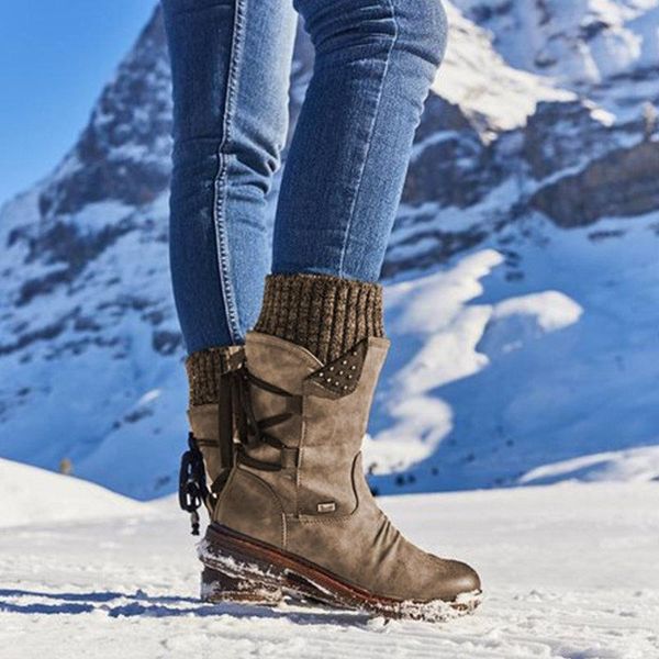 boots 2021 ladies warm shoes pu leather snow ankle wool mouth flats woman winter mid calf platform booties, Black
boots 2021 ladies warm shoes pu leather snow ankle wool mouth flats woman winter mid calf platform booties, Black