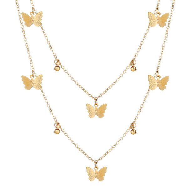 butterfly clavicle chain jewelry for women long pendants necklaces charms bijoux gold modyle simple style hollow cute animal, Black
butterfly clavicle chain jewelry for women long pendants necklaces charms bijoux gold modyle simple style hollow cute animal, Black