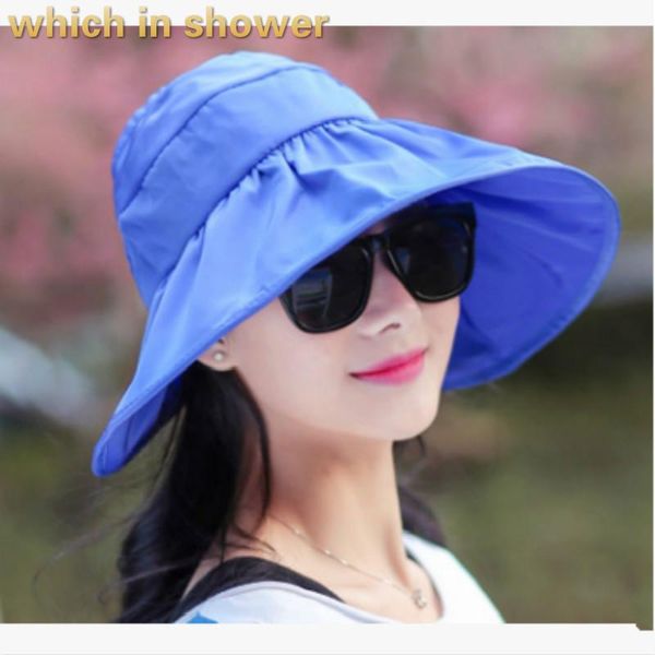 which in shower female summer hat solid sun hats for women outdoor spring sun visor panama polyester quick dry beach cap chapeau, Blue;gray
which in shower female summer hat solid sun hats for women outdoor spring sun visor panama polyester quick dry beach cap chapeau, Blue;gray