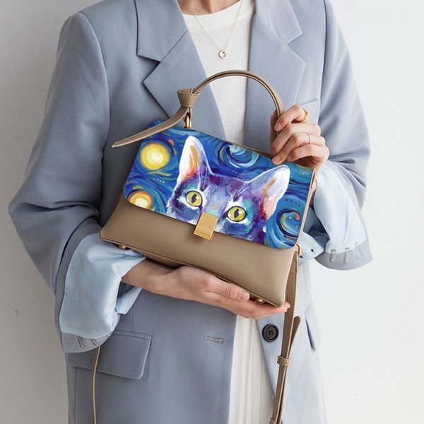 2020 new лето art cat hand paint граффити сумки ван гог небо женщины неподдельной кожи тотализаторов плеча crossbody сумки сумки
2020 new лето art cat hand paint граффити сумки ван гог небо женщины неподдельной кожи тотализаторов плеча crossbody сумки сумки