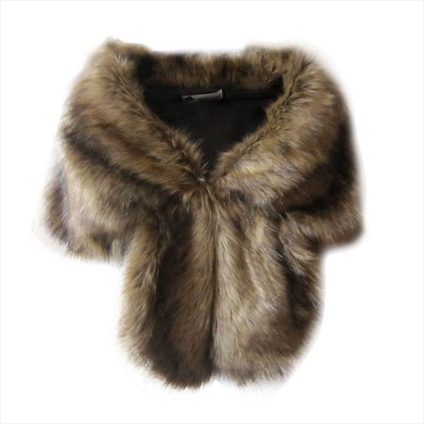 faux fur wedding coats winter warm jacket women shrug shawl outerwear lady cape daily wear drop shipping, Black
faux fur wedding coats winter warm jacket women shrug shawl outerwear lady cape daily wear drop shipping, Black