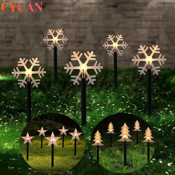 5pcs christmas garden lights snowflake christmas tree star outdoor night light ornaments decorations for home natal
5pcs christmas garden lights snowflake christmas tree star outdoor night light ornaments decorations for home natal