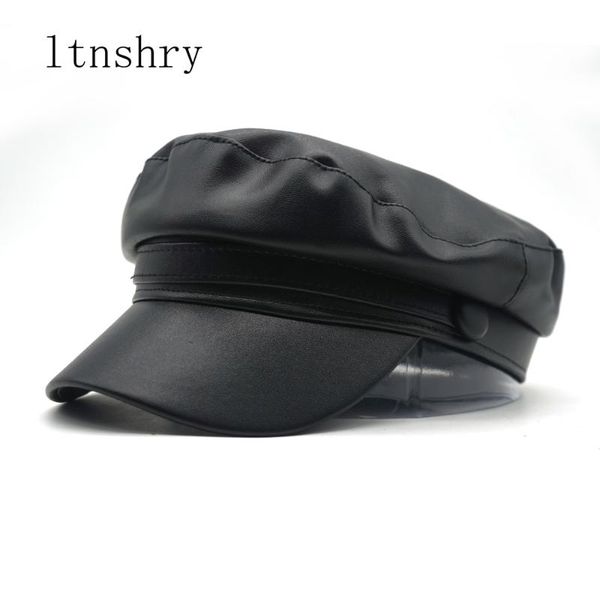 berets 2021 pu leather cap women fashion hat gorra snapback female casquette beret british style brand mujer, Blue;gray
berets 2021 pu leather cap women fashion hat gorra snapback female casquette beret british style brand mujer, Blue;gray