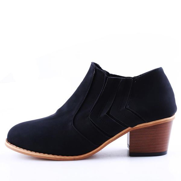 boots autumn and winter short cylinder with high heels shoes women ankle pu leather, Black
boots autumn and winter short cylinder with high heels shoes women ankle pu leather, Black