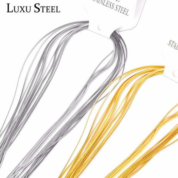 luxusteel 10pcs / серия 2мм 45см / 50см / 55см / 60см длина нержавеющей стали табличный цепь змейки ожерелья цепи с застежкой омар, Silver
luxusteel 10pcs / серия 2мм 45см / 50см / 55см / 60см длина нержавеющей стали табличный цепь змейки ожерелья цепи с застежкой омар, Silver