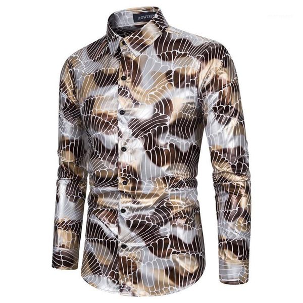 men's casual shirts fashion bronzing shirt men 2021 spring autumn mens button down dress party wedding prom tuxedo chemise homme1, White;black
men's casual shirts fashion bronzing shirt men 2021 spring autumn mens button down dress party wedding prom tuxedo chemise homme1, White;black