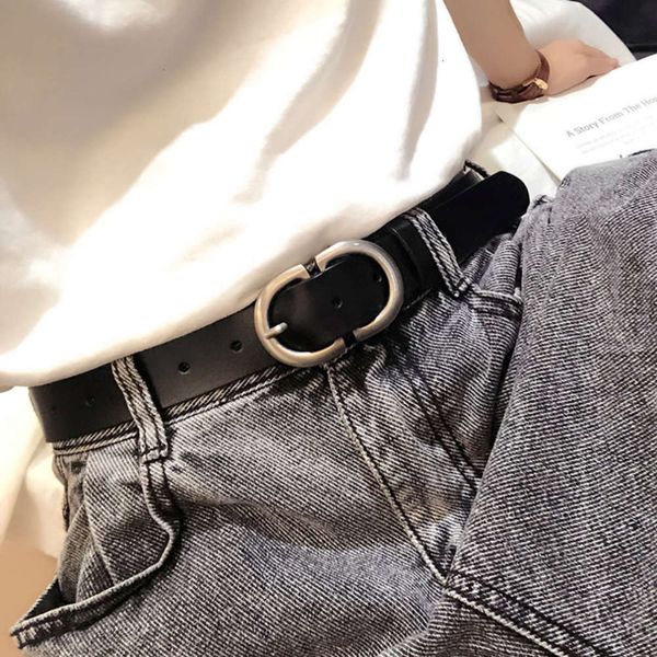 ins net red soft women's simple versatile belt with denim overalls black pure leather, Black;brown
ins net red soft women's simple versatile belt with denim overalls black pure leather, Black;brown