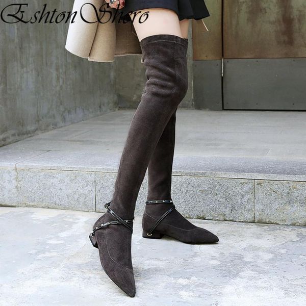 eshtonshero women over the knee boots low heels shoes rivet pointed toe woman winter black ladies motorcycle boot size 34-40
eshtonshero women over the knee boots low heels shoes rivet pointed toe woman winter black ladies motorcycle boot size 34-40