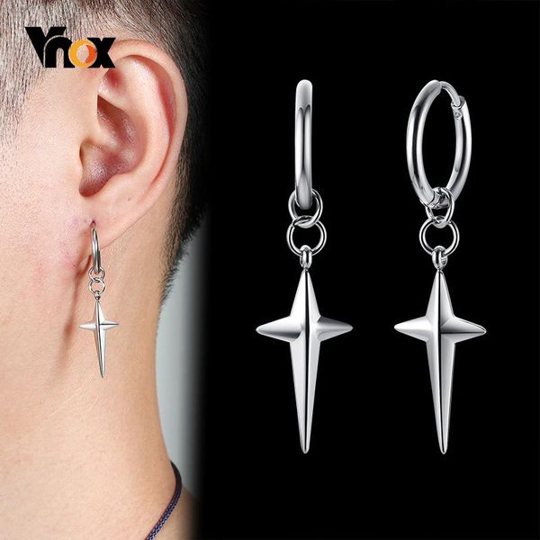 vnox basic cross stars dangle earrings for men women stainless steel metal ear christmas new year gifts jewelry, Silver
vnox basic cross stars dangle earrings for men women stainless steel metal ear christmas new year gifts jewelry, Silver