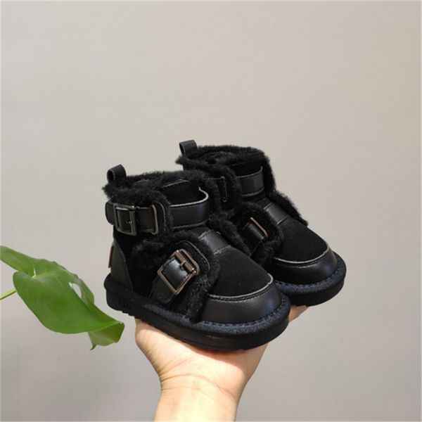 new winter children snow boots genuine leather thick plush warm girls boys boots non-slip fashion toddler baby shoes 1-6 years lj201203, Black;grey
new winter children snow boots genuine leather thick plush warm girls boys boots non-slip fashion toddler baby shoes 1-6 years lj201203, Black;grey