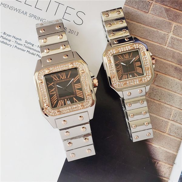 2021 brand lovers watch men 40mm women 33mm classic sapphire luxury rhinestone rose gold watch women's dress watch montres orologio, Slivery;brown
2021 brand lovers watch men 40mm women 33mm classic sapphire luxury rhinestone rose gold watch women's dress watch montres orologio, Slivery;brown