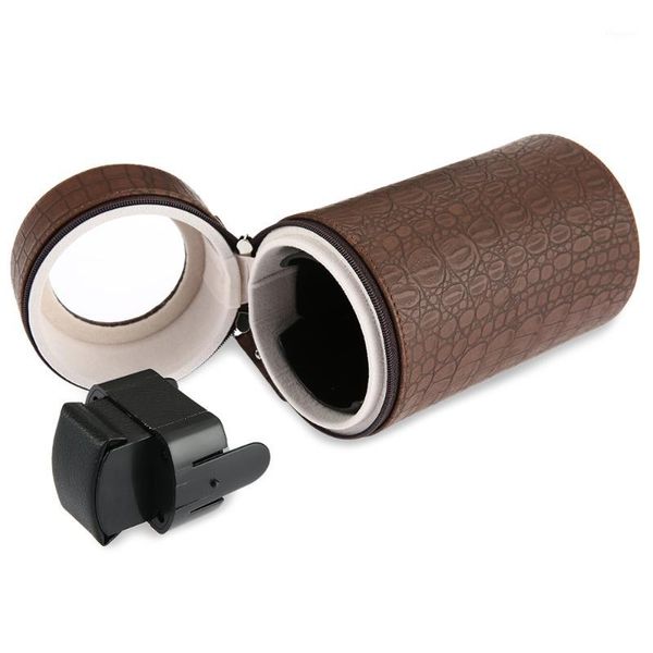 wholesale- auto silent watch winder cylinder shape wristwatch box with eu plug1 winders, Black
wholesale- auto silent watch winder cylinder shape wristwatch box with eu plug1 winders, Black