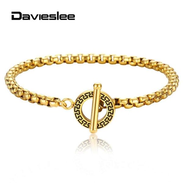 4mm box link stainless steel bracelet for men women hand chain unique patterns bangles toggle clasp male jewelry dtbs00304, Black
4mm box link stainless steel bracelet for men women hand chain unique patterns bangles toggle clasp male jewelry dtbs00304, Black
