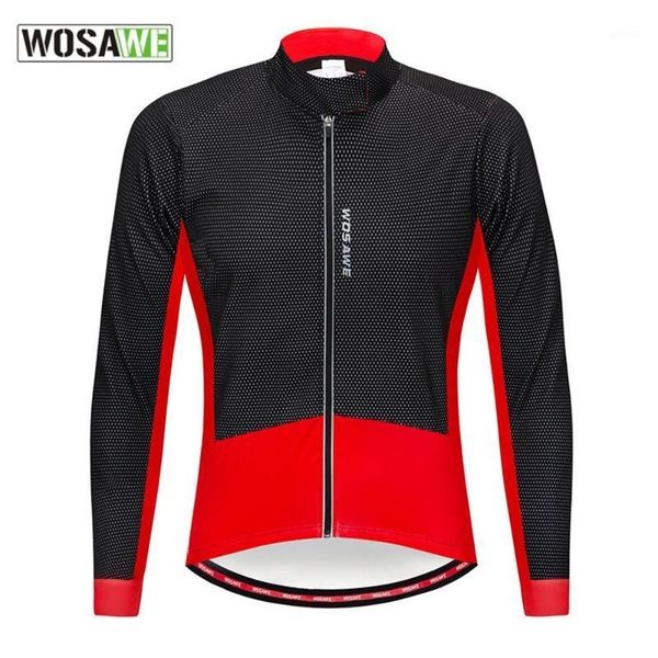 wosawe cross-border sources fall/winter cycling jersey fleece warm bike long sleeve cold warm jacket reflective cycling jacket1, Black;red
wosawe cross-border sources fall/winter cycling jersey fleece warm bike long sleeve cold warm jacket reflective cycling jacket1, Black;red