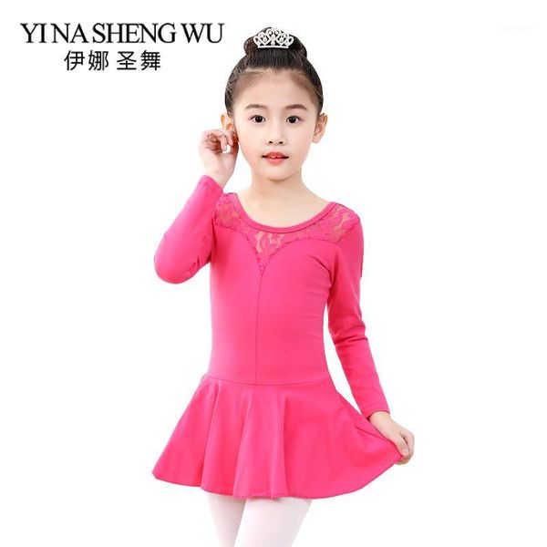 stage wear children dance practice clothes cotton long sleeve spring and autumn winter skirt girls ballet performance dress1, Black;red
stage wear children dance practice clothes cotton long sleeve spring and autumn winter skirt girls ballet performance dress1, Black;red