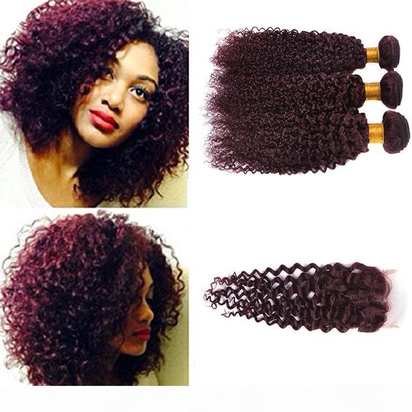 burgundy lace closure curly wave brazilian human hair wine red raw curly ocean wave 99j hair extension weave wavy bundles with closure, Black;brown
burgundy lace closure curly wave brazilian human hair wine red raw curly ocean wave 99j hair extension weave wavy bundles with closure, Black;brown