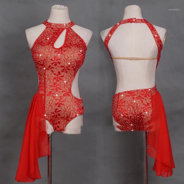 2020 new latin dance dress women fashion original red leotard lady rumba flamenco bodysuit competition costumes b2241, Black;red
2020 new latin dance dress women fashion original red leotard lady rumba flamenco bodysuit competition costumes b2241, Black;red