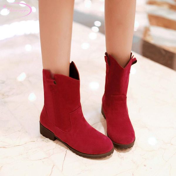 boots chainingyee casual style round head nubuck autumn ankle red black beige low heel thick riding women's shoes
boots chainingyee casual style round head nubuck autumn ankle red black beige low heel thick riding women's shoes