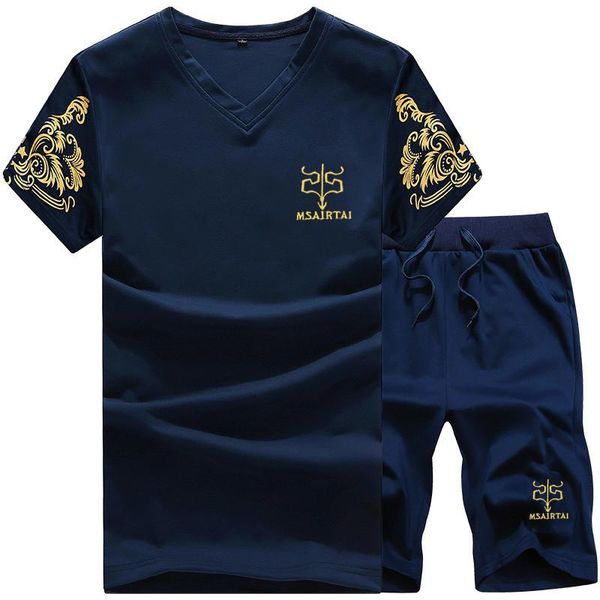 2018 new fashion sportsuit and tee shirt set mens t shirt shorts + short pants men summer tracksuit men casual v-neck tee shirts, Gray
2018 new fashion sportsuit and tee shirt set mens t shirt shorts + short pants men summer tracksuit men casual v-neck tee shirts, Gray